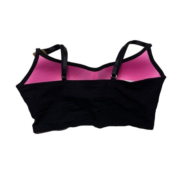 Victoria's Secret PINK Loungin' Wireless Lightly Lined Bra Black Size Small - Picture 2 of 3